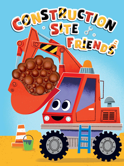 Construction Site Friends Silicone Touch and Feel Board