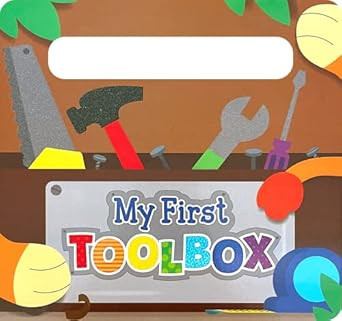 My First Toolbox Children's Sensory Touch and Feel Board