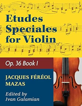 Mazas Jacques Fereol Etudes Speciales Op. 36 Book 1 Violin solo