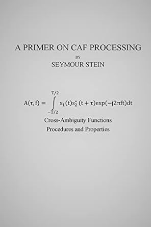 A Primer on CAF Processing