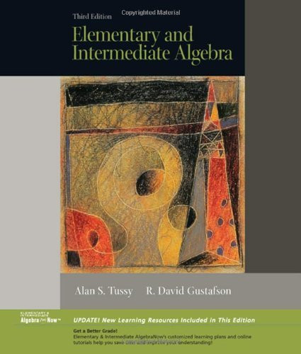 Elementary And Intermediate Algebra