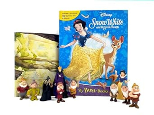 Disney Snow White My Busy Books - Storybook 10 figurines playmat