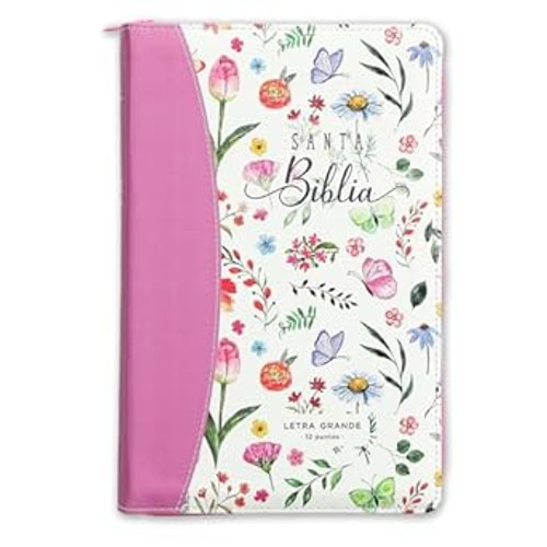 Biblia Letra Grande para Mujeres con indice y cierre Reina