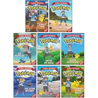 The Official Pokemon Early Reader 8 Books Collection Set