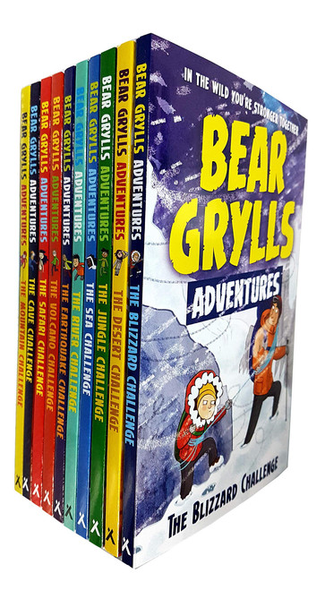 Bear Grylls Adventure Series Mountain Challenge 10 Books