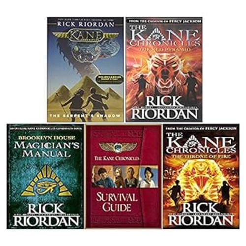 Kane Chronicles Series 5 Books Collection Set By Rick Riordan