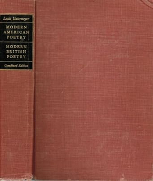 Modern American Poetry Modern British Poetry Combined
