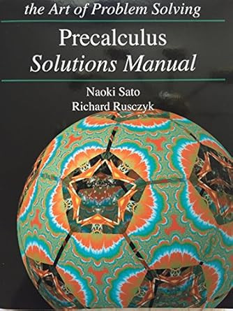 Art of Problem Solving Precalculus Solutions Manuals
