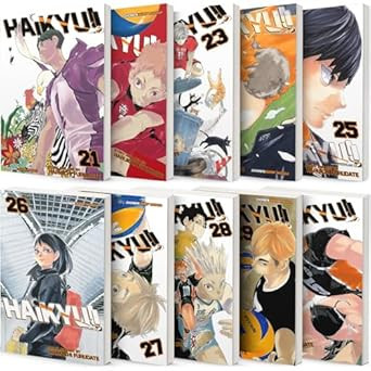 Haikyu!! Furudate Collection 10 books set Haruichi vol 21-30 by