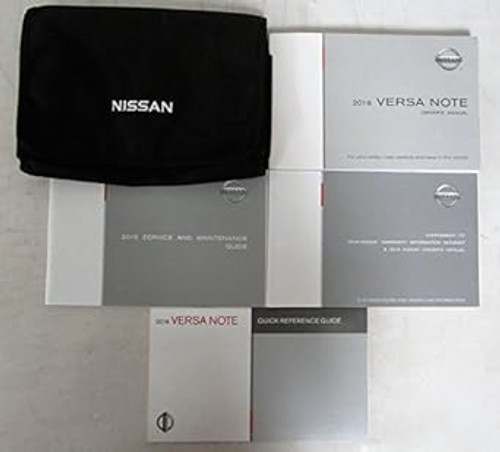2016 Nissan Versa Note Owners Manual Guide Book