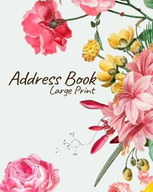 Address Book Large Print
