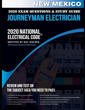New Mexico 2020 Journeyman Electrician Exam Questions and
