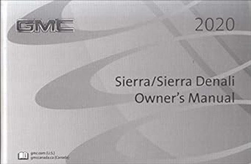 2020 GMC Sierra Owner's Manual Original