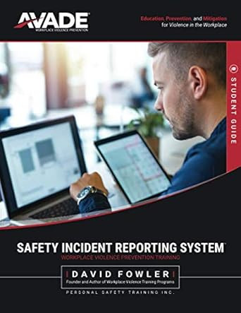 AVADE Safety Incident Reporting System