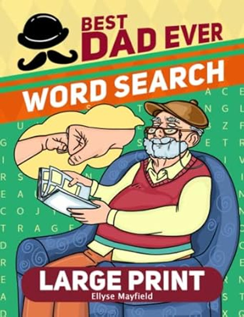 Best Dad Ever Large Print Word Search