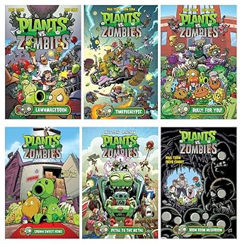 NEW! Plants vs. Zombies Series 6 Books Set