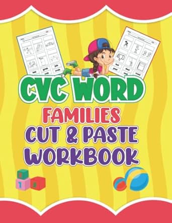 CVC Word Families Cut & Paste Workbook