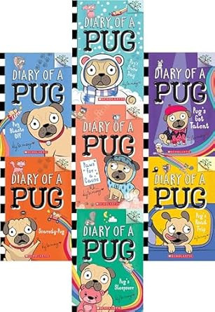 NEW! DIARY OF A PUG Series 7 Books Set