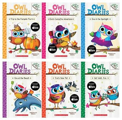 NEW! Owl Diaries 6 Books Set
