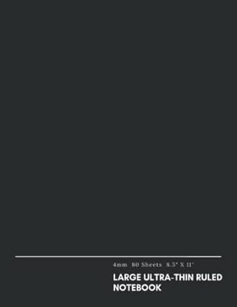 Ultra-Thin Ruled Notebook