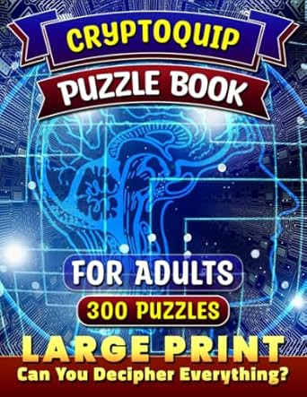 Cryptoquip Puzzle Books for Adults