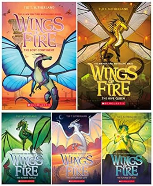 Wings of Fire Series 5 Books Set