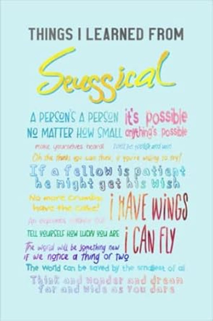 Things I Learned from Seussical Notebook