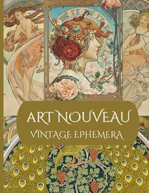 Art Nouveau Ephemera For Junk Journals