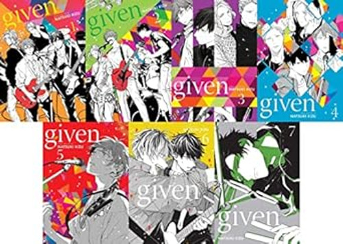 Given Manga Set Volumes 1-7