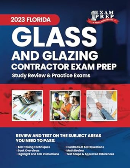2023 Florida Glass and Glazing Contractor Exam Prep