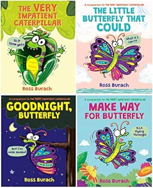 Very Impatient Caterpillar Series 4 Books Set