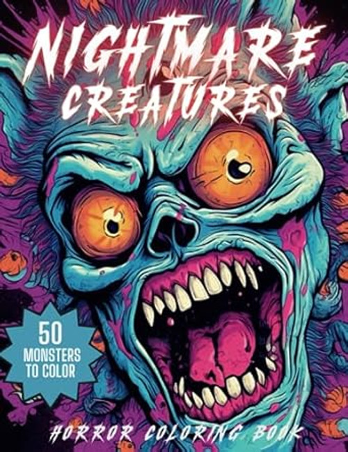 Nightmare Creatures Coloring Book
