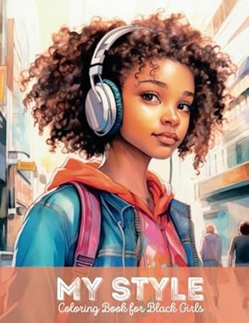 My Style Coloring Book for Black Girls
