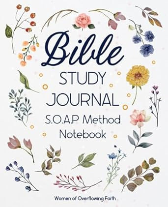 Bible Study Journal S O A P Method Notebook