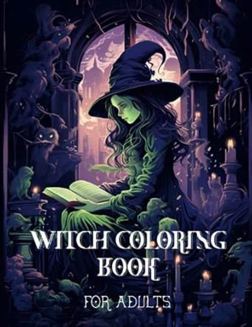 Witch Coloring Book for Adults