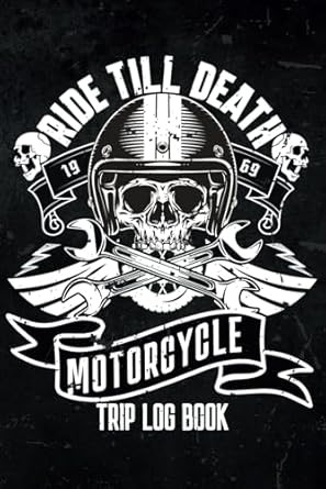 Motorcycle Trip Log Book