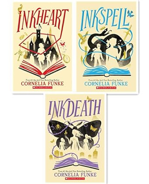 Inkworld Trilogy 3 Books Set - Inkheart Inkspell Inkdeath By