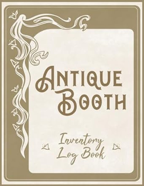 Antique Booth Inventory Log Book