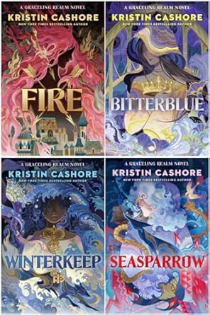 Graceling Realm Series 4 Books Set Fire Bitterblue