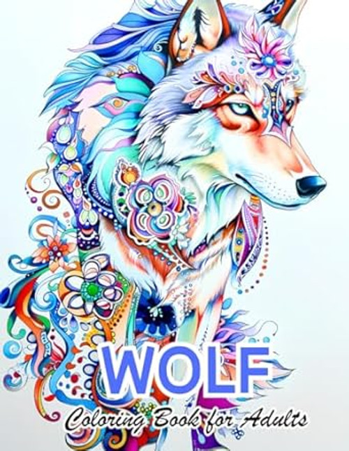 Wolf Coloring Book for Adults