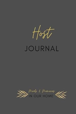 Host Journal - Meals & Memories