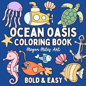Ocean Oasis Coloring Book