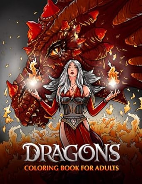 Dragons Coloring Book for Adults