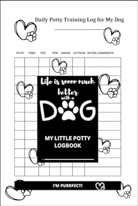 Daily Puppy Potty Training Log Book/ Chart