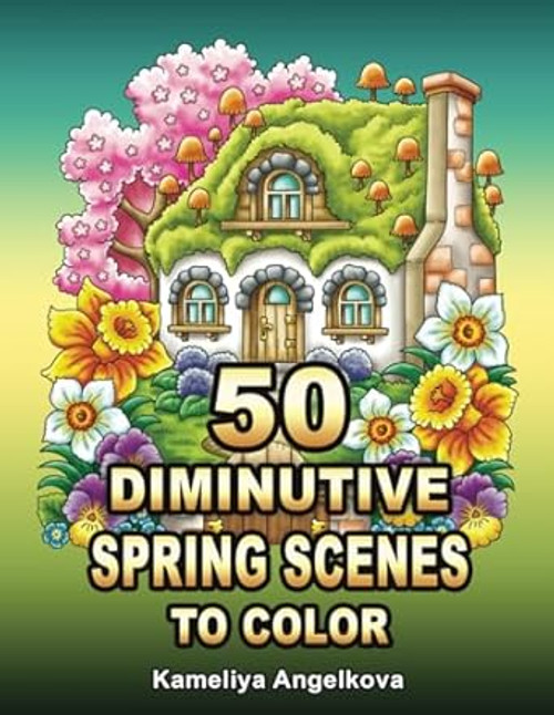 50 Diminutive Spring Scenes to Color
