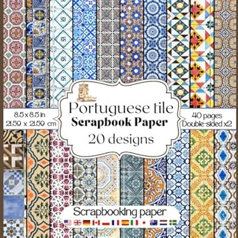 Portuguese Tiles Scrapbook Paper
