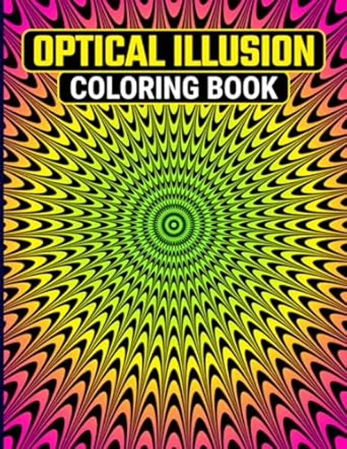 Optical Illusion Coloring Book for Adults