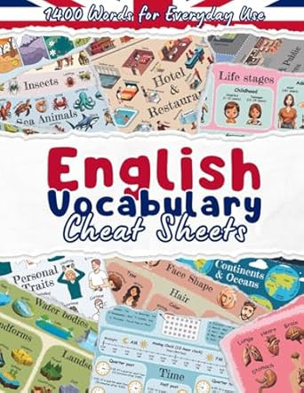 English Vocabulary Cheat Sheets