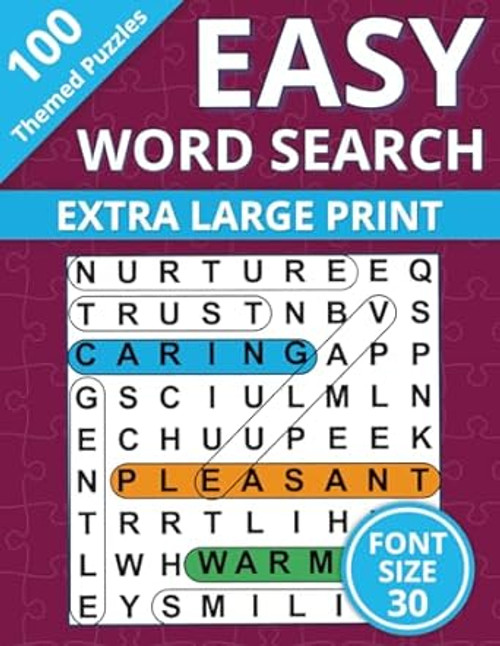 Extra Large Print Word Search
