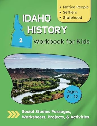 Idaho History Workbook for Kids